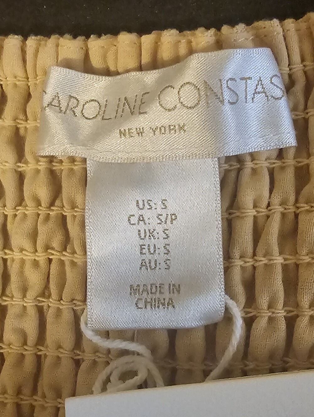 Caroline Constas Sand Richelieu Floral Embroidered Maxi Dress, Size-Sm NWT - Picture 14 of 16